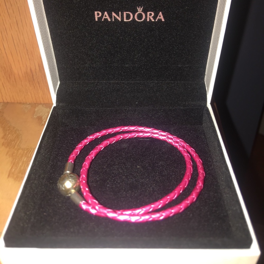 Two for one never worn threaded Pandora bracelets.